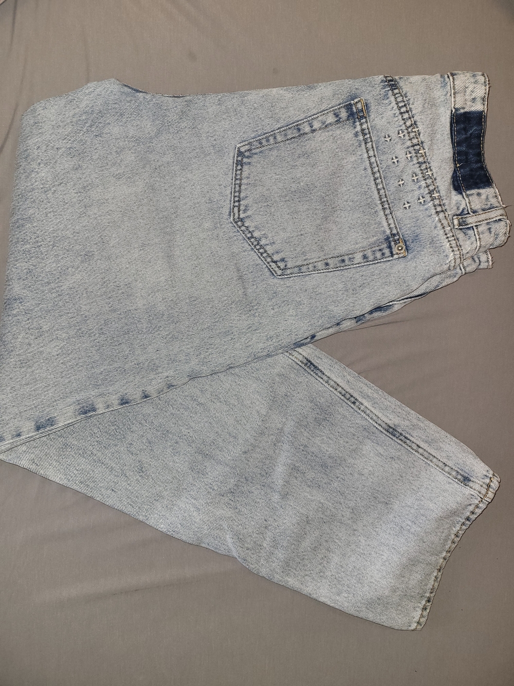 Ksubi Pale Wash Straight Leg Women's Jeans - Picture 5 of 7